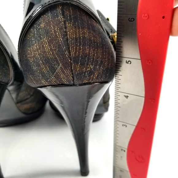 Brand New!! Guess Leopard Print Peep Toe Pump with Buckle size 10. S747 - Picture 5 of 11